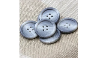 6 Boutons / 30MM / Gris