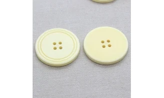 6 Boutons / 34MM / Jaune