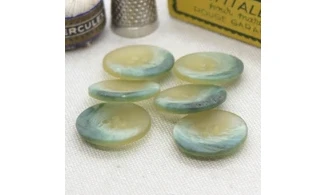 6 Boutons / 23MM / Vert