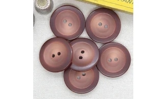 6 Boutons / 31MM / Marron