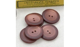 6 Boutons / 28MM / Marron