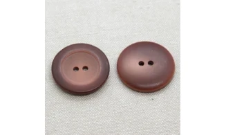 6 Boutons / 28MM / Marron