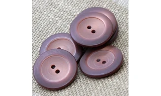 6 Boutons / 28MM / Marron