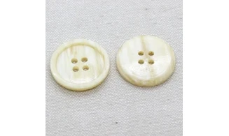 6 Boutons / 27MM / Ivoire