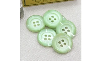 6 Boutons / 27MM / Vert