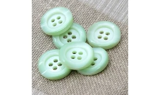 6 Boutons / 27MM / Vert