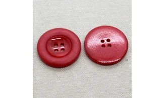 6 Boutons / 27MM / Rouge