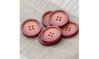 6 Boutons / 27MM / Rouge