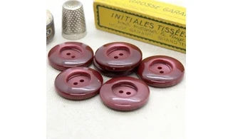 6 Boutons / 28MM / Rose