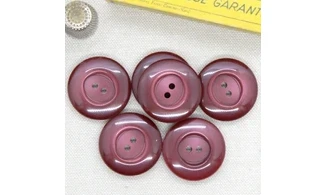 6 Boutons / 28MM / Rose