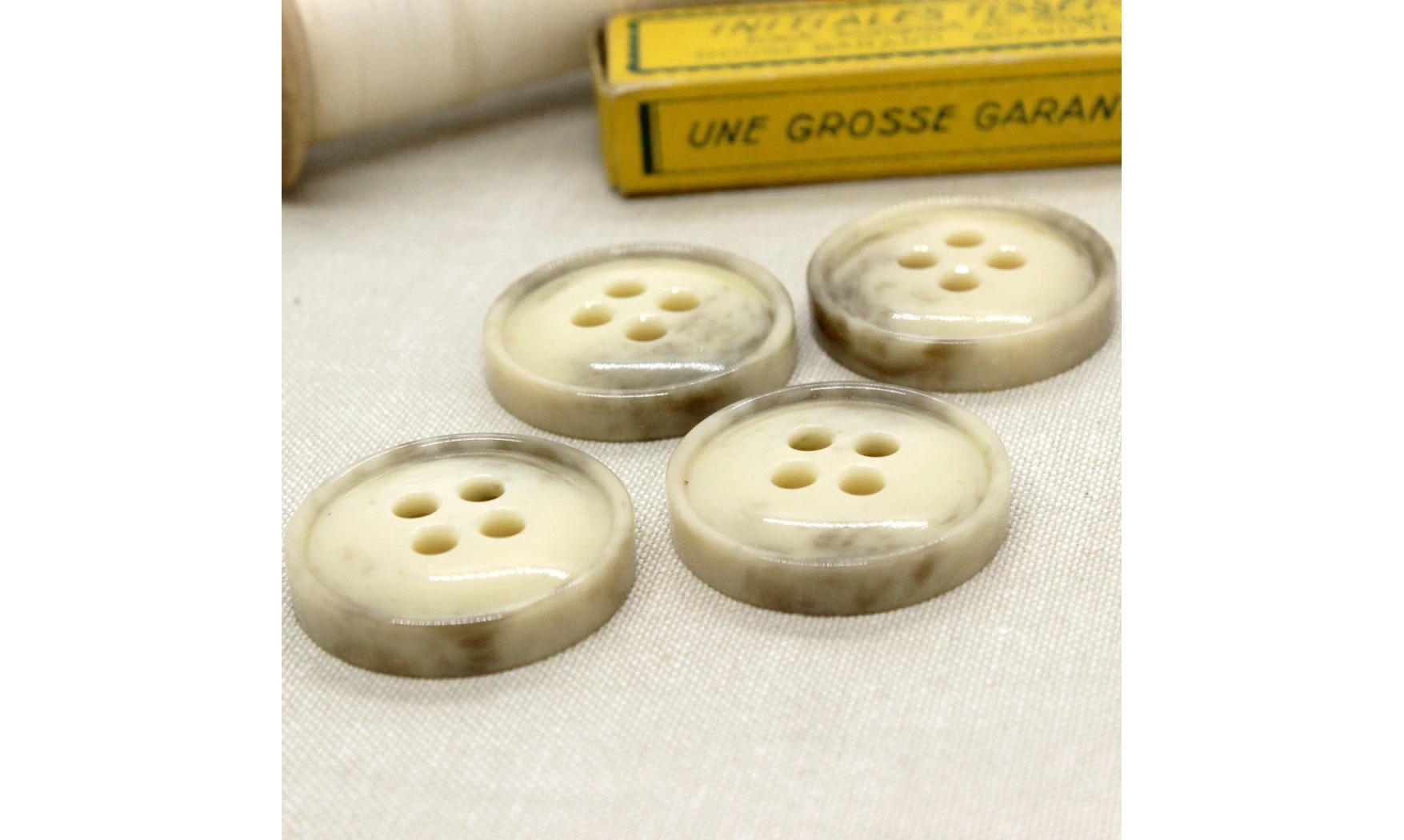 Boutons VINTAGE / 35MM / Brun