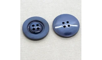6 Boutons / 27MM / Bleu