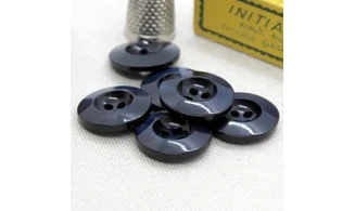 6 Boutons / 23MM / Bleu