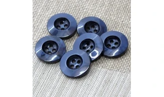 6 Boutons / 23MM / Bleu