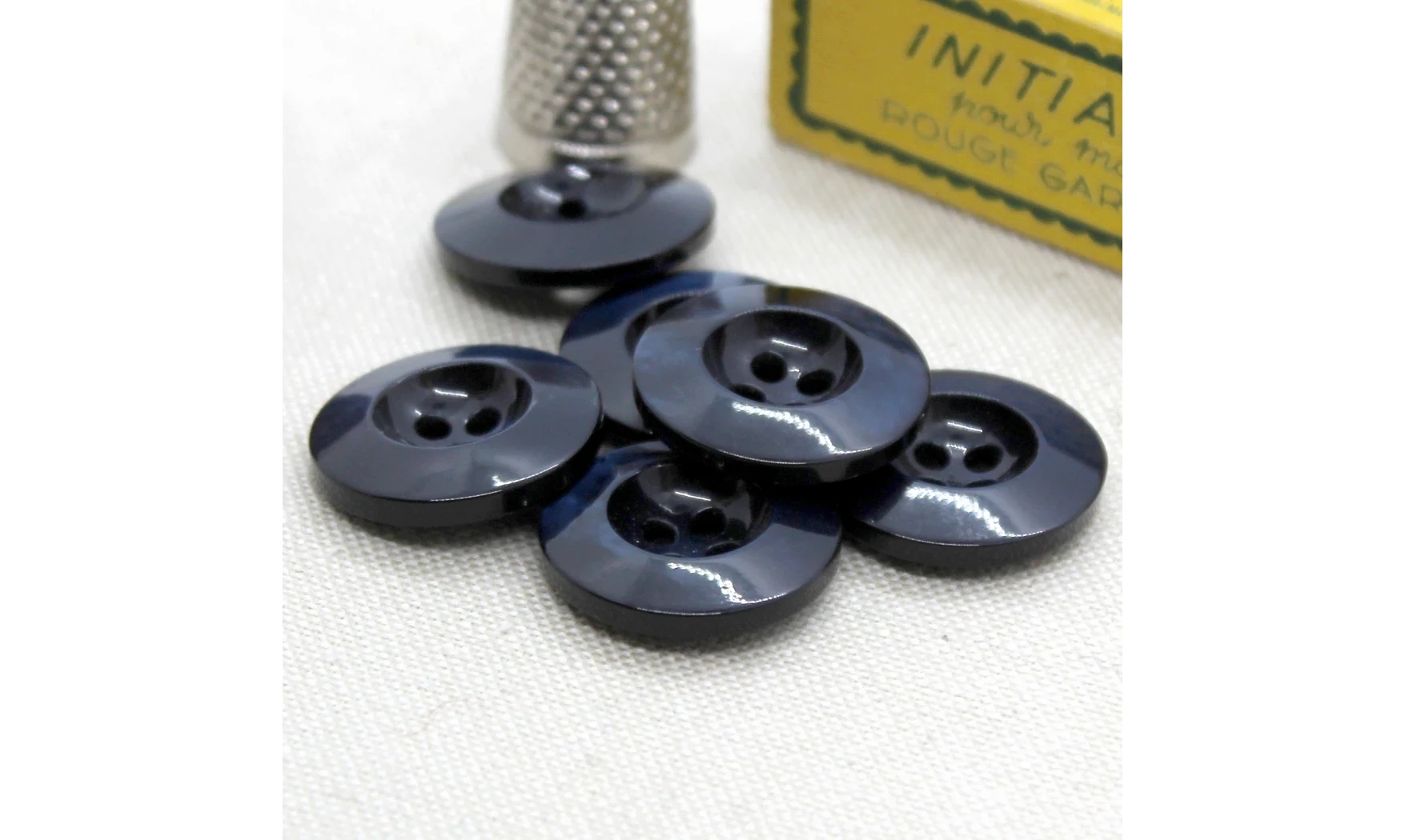 6 Boutons / 23MM / Bleu