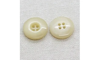 6 Boutons / 18MM / Beige