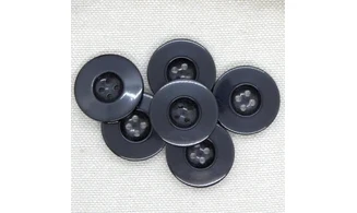 6 Boutons / 21MM / Noir