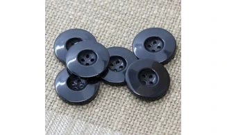 6 Boutons / 21MM / Noir