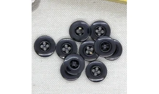 10 Boutons / 14MM / Noir