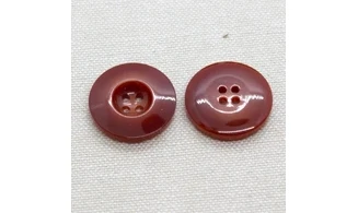 6 Boutons / 22MM / Rouge