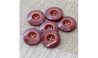 6 Boutons / 22MM / Rouge