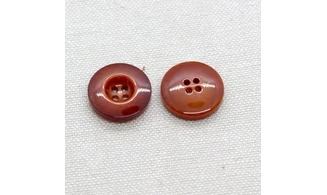 6 Boutons / 18MM / Rouge