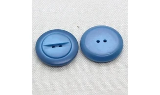 6 Boutons / 27MM / Bleu
