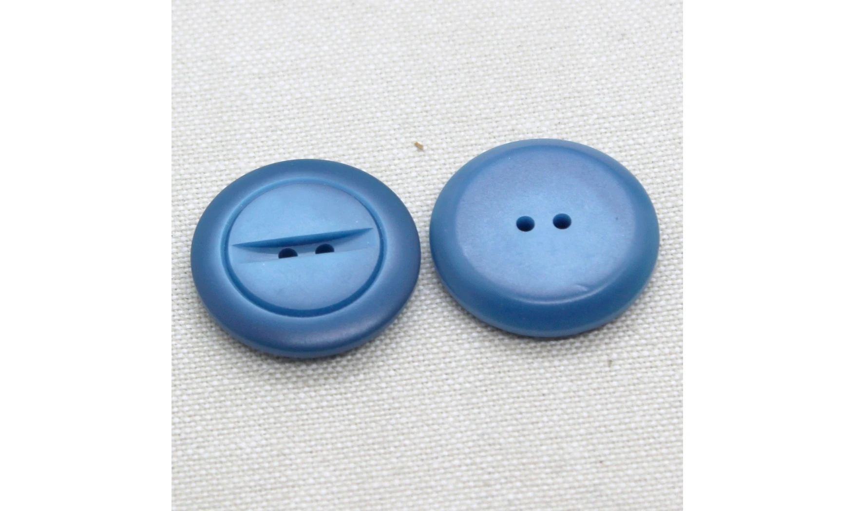 6 Boutons / 27MM / Bleu