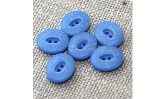 Vintage button Blue