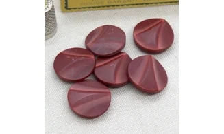 6 Boutons / 22MM / Rouge