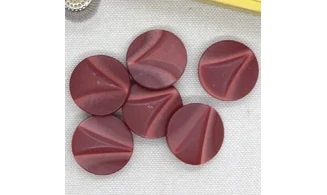 6 Boutons / 22MM / Rouge