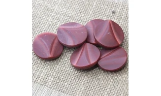 6 Boutons / 22MM / Rouge