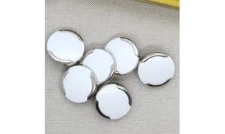 Vintage button White