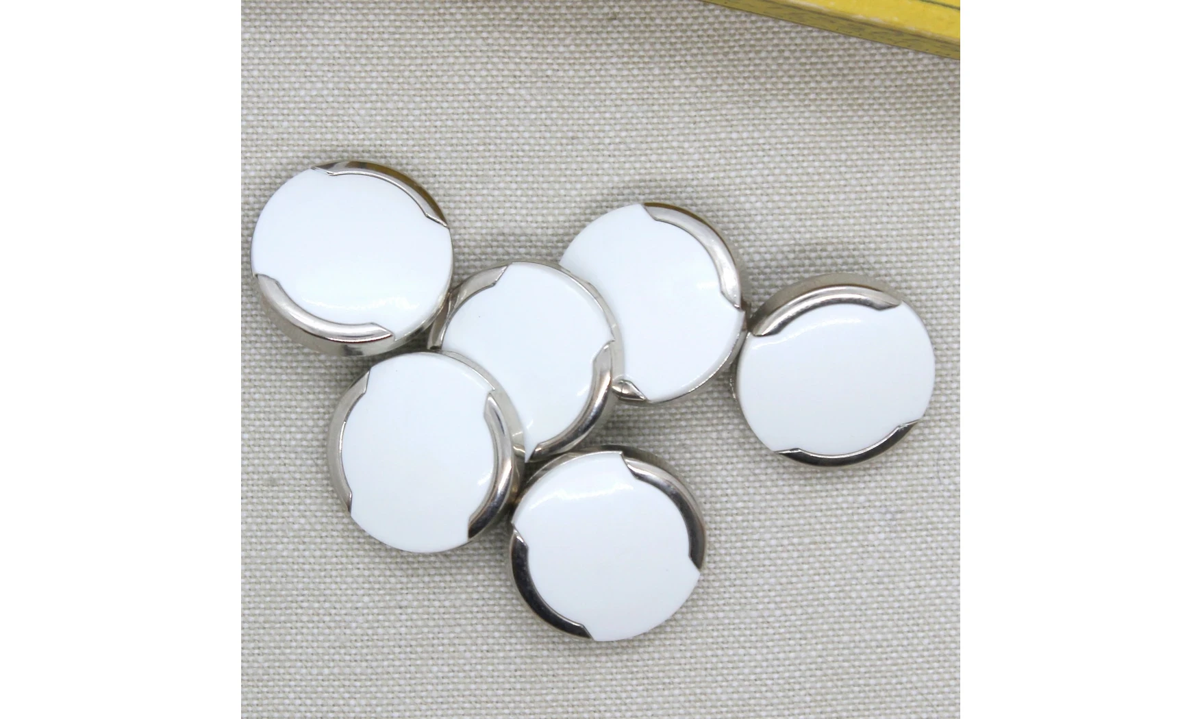 Vintage button White