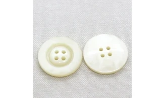 6 Boutons / 27MM / Ivoire