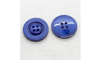Vintage button Blue
