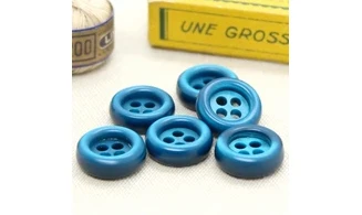 Boutons VINTAGE / 17MM / Bleu