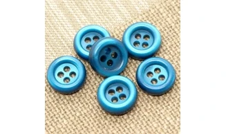 Boutons VINTAGE / 17MM / Bleu