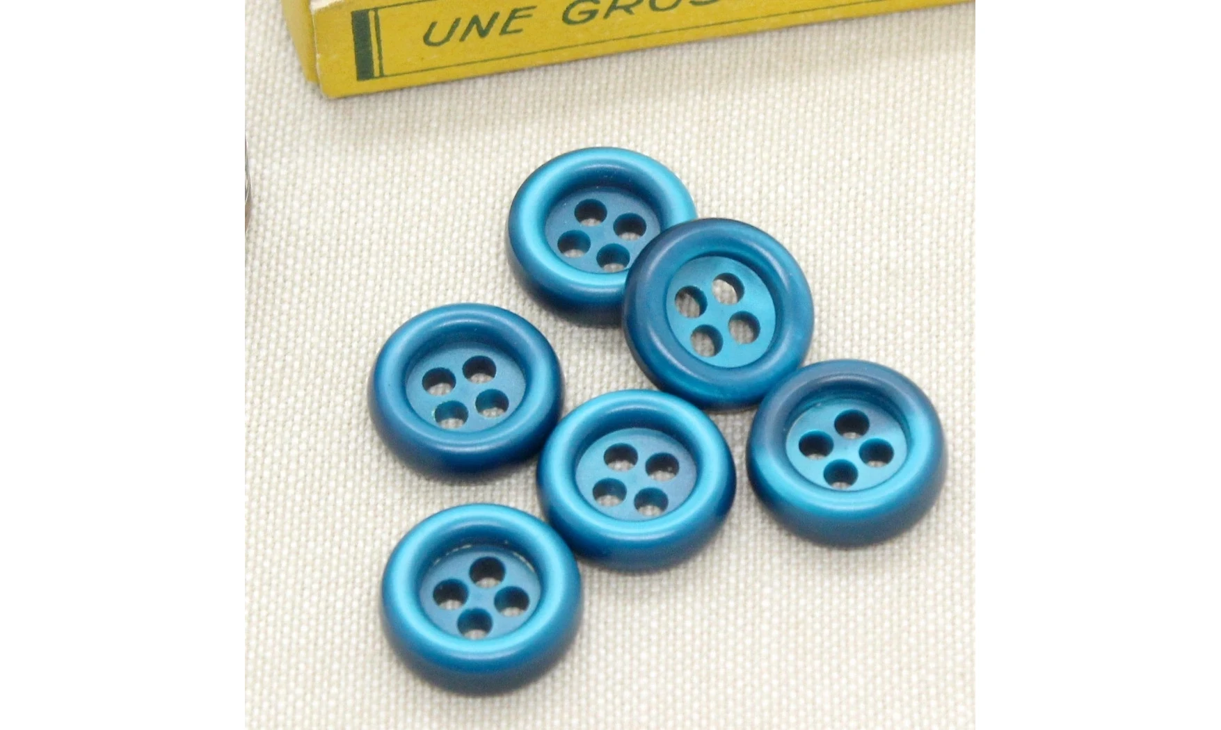 Boutons VINTAGE / 17MM / Bleu