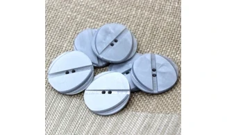 6 Boutons / 28MM / Gris
