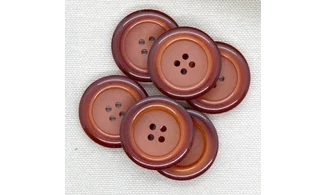 Vintage button Red