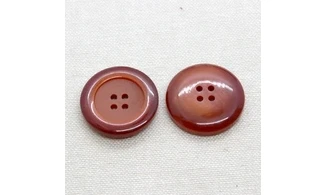 6 Boutons / 27MM / Rouge