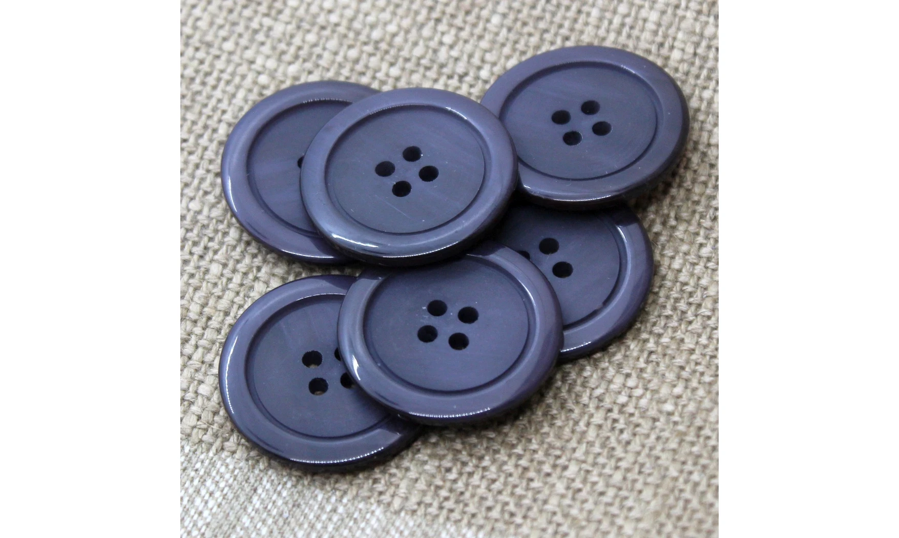 6 Boutons / 28MM / Gris