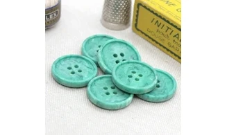 6 Boutons / 22MM / Vert