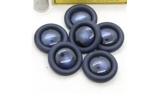 Vintage button Blue