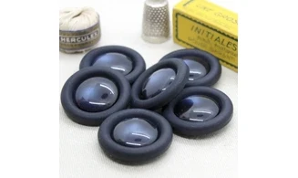 6 Boutons / 34MM / Bleu marine