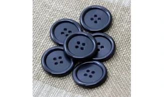 Vintage button Black