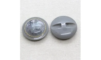 Vintage button Grey