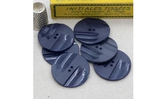 Vintage button Blue