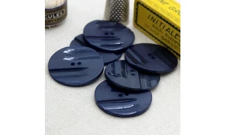 6 Boutons / 31MM / Bleu marine